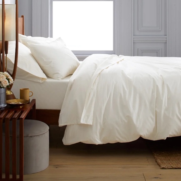 Quince Twin Luxury Organic Percale Duvet Cover NWT - Picture 4 of 4